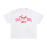 Anti Valentine Club Graphic Tee-INNBLAC Fashion Apparel