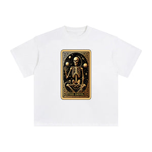 The Devil Card Graphic Tee-INNBLAC Fashion Apparel