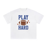 Play Hard Graphic Tee-INNBLAC Fashion Apparel