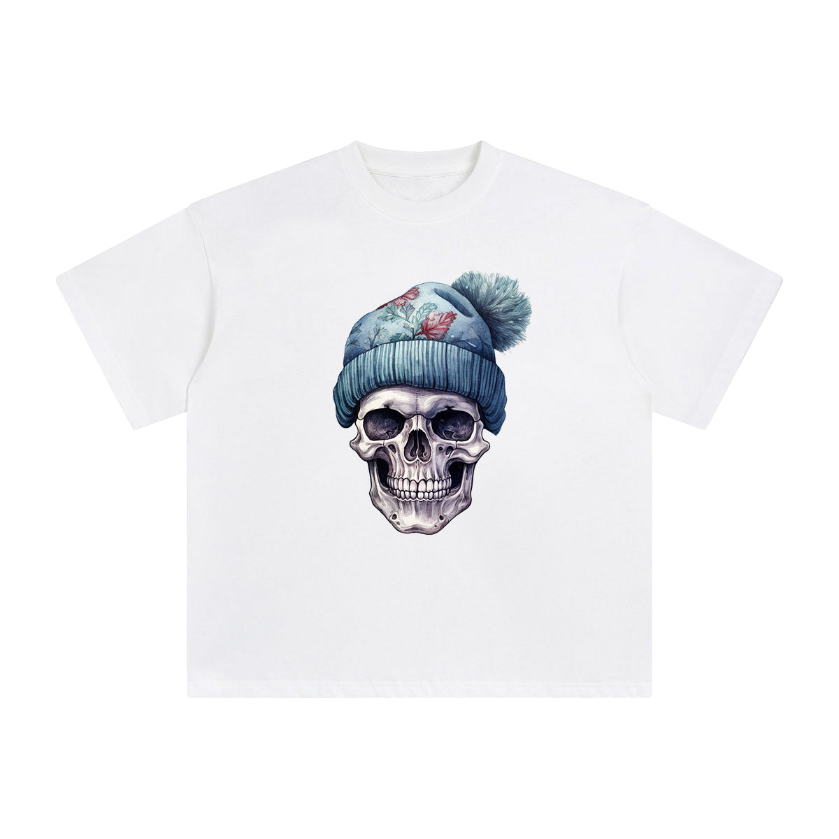 Skull Graphic Tee-INNBLAC Fashion Apparel