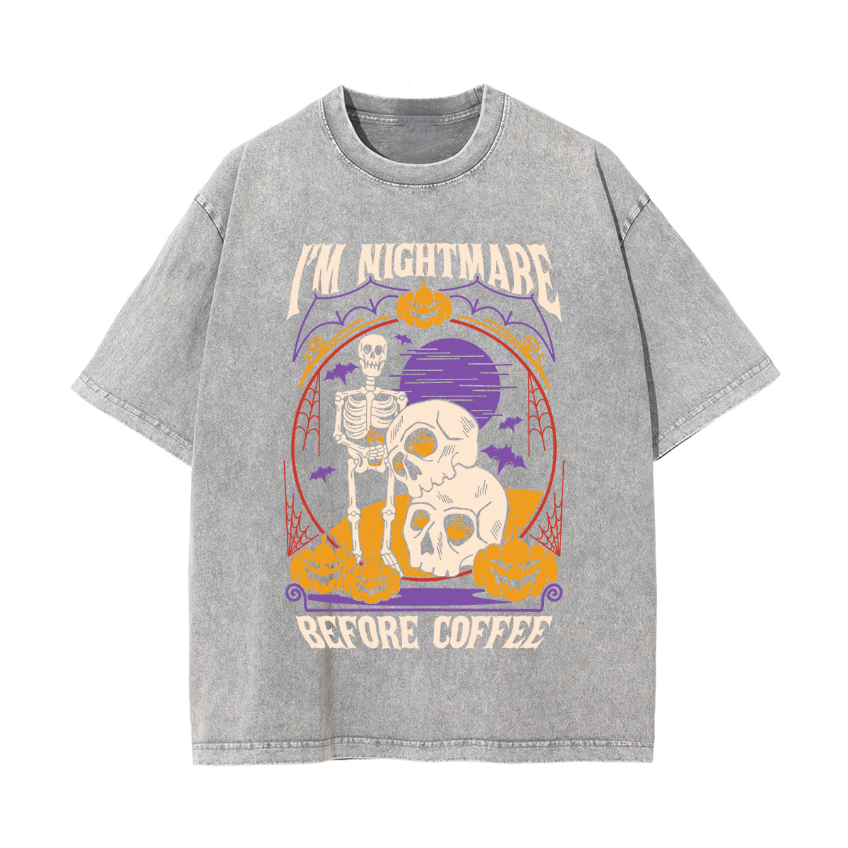 I'm Nightmare Before Coffee Graphic Tee-INNBLAC Fashion Apparel