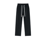 Plush Lining Straight Leg Joggers-INNBLAC Fashion Apparel