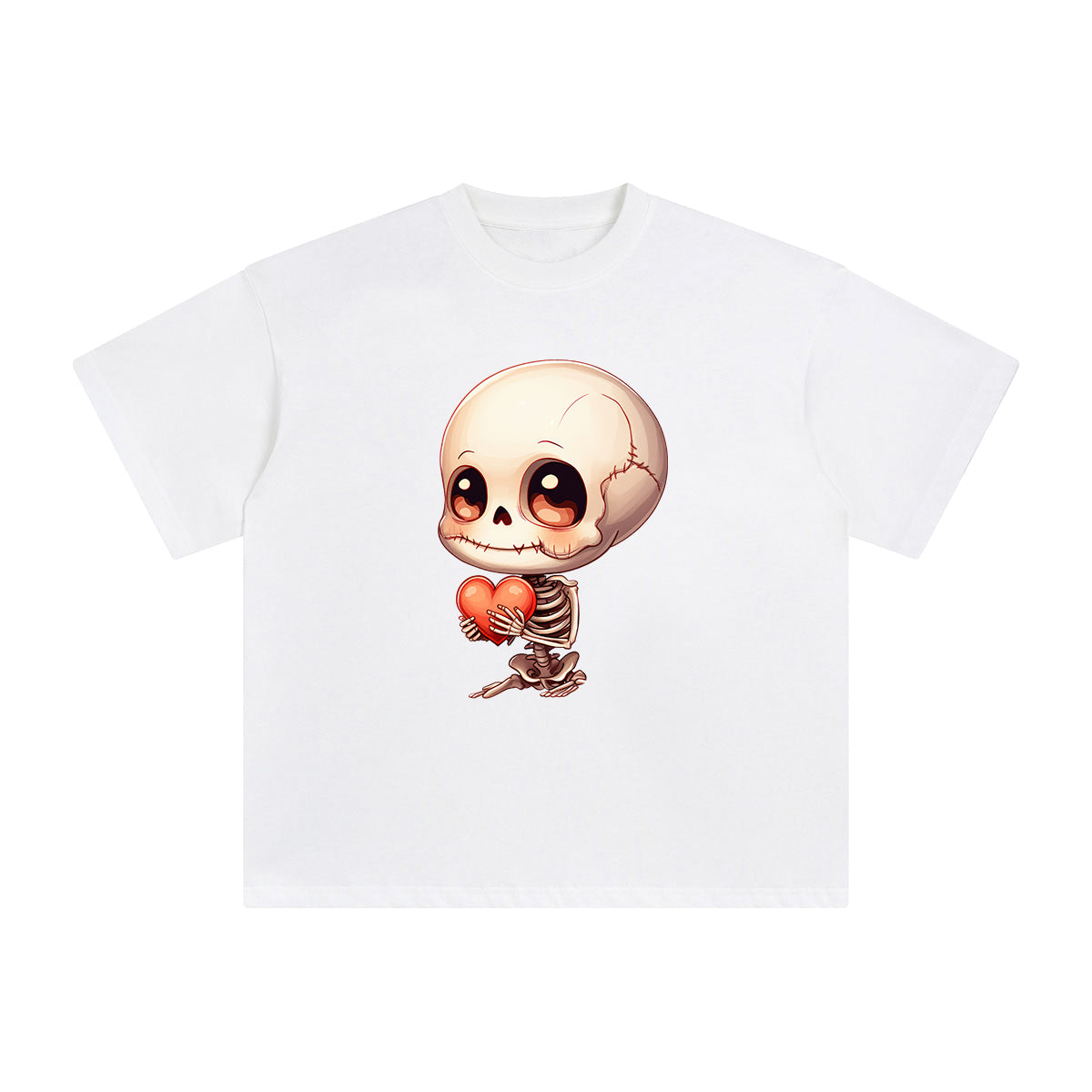 Cute Skeleton Graphic Tee-INNBLAC Fashion Apparel