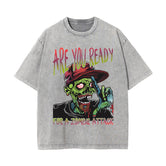 Are You Ready For A Zombie Attack Graphic Tee-INNBLAC Fashion Apparel