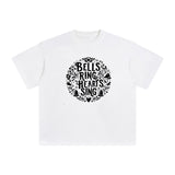 Bells Ring Hearts Sing Graphic Tee-INNBLAC Fashion Apparel