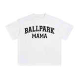 Ballpark Mama Graphic Tee-INNBLAC Fashion Apparel