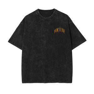 Fortune Streetwear Graphic Washed Tee-INNBLAC Fashion Apparel