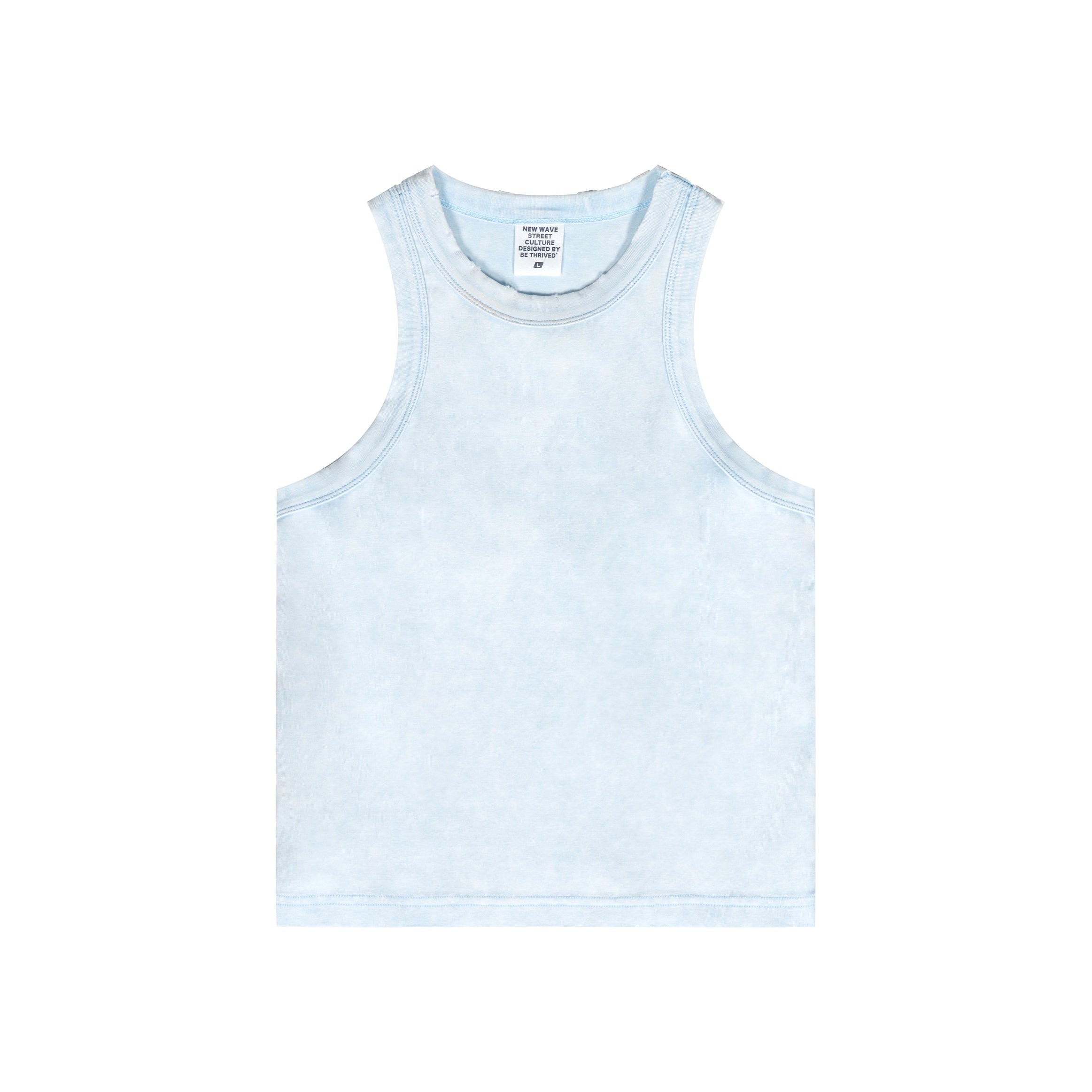 Retro Washed Crop Tank-INNBLAC Fashion Apparel