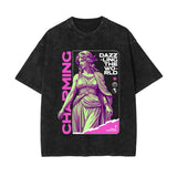 Charming Greek Statue Streetwear Graphic Tee-INNBLAC Fashion Apparel