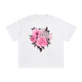 Floral Graphic Tee-INNBLAC Fashion Apparel