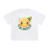 Be Happy Graphic Tee-INNBLAC Fashion Apparel