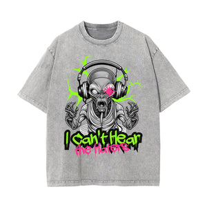 Alien Creature Urban Streetwear Graphic Tee-INNBLAC Fashion Apparel