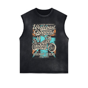 Westcoast Choppers Retro Graphic Tee-INNBLAC Fashion Apparel