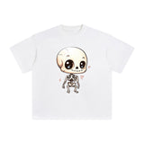 Cute Skeleton Graphic Tee-INNBLAC Fashion Apparel