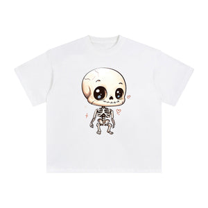 Cute Skeleton Graphic Tee-INNBLAC Fashion Apparel