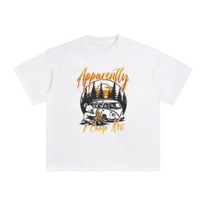 Apparentlyl Camp Now Graphic Tee-INNBLAC Fashion Apparel