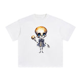 Skeleton Graphic Tee-INNBLAC Fashion Apparel