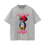 Thug Life Graphic Washed Tee-INNBLAC Fashion Apparel