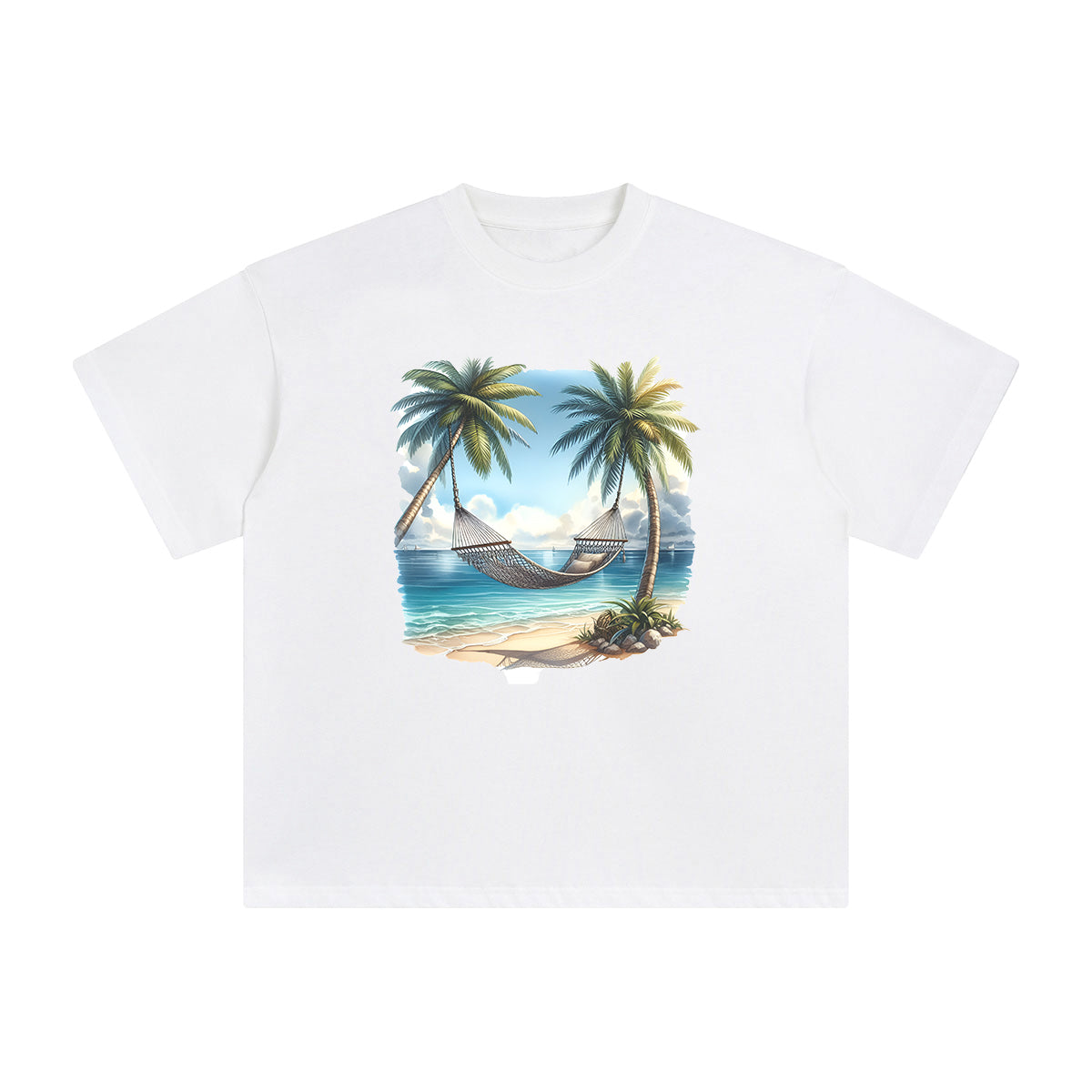 Beach & Hammocks Graphic Tee-INNBLAC Fashion Apparel