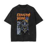 Freedom Rider Graphic Tee-INNBLAC Fashion Apparel