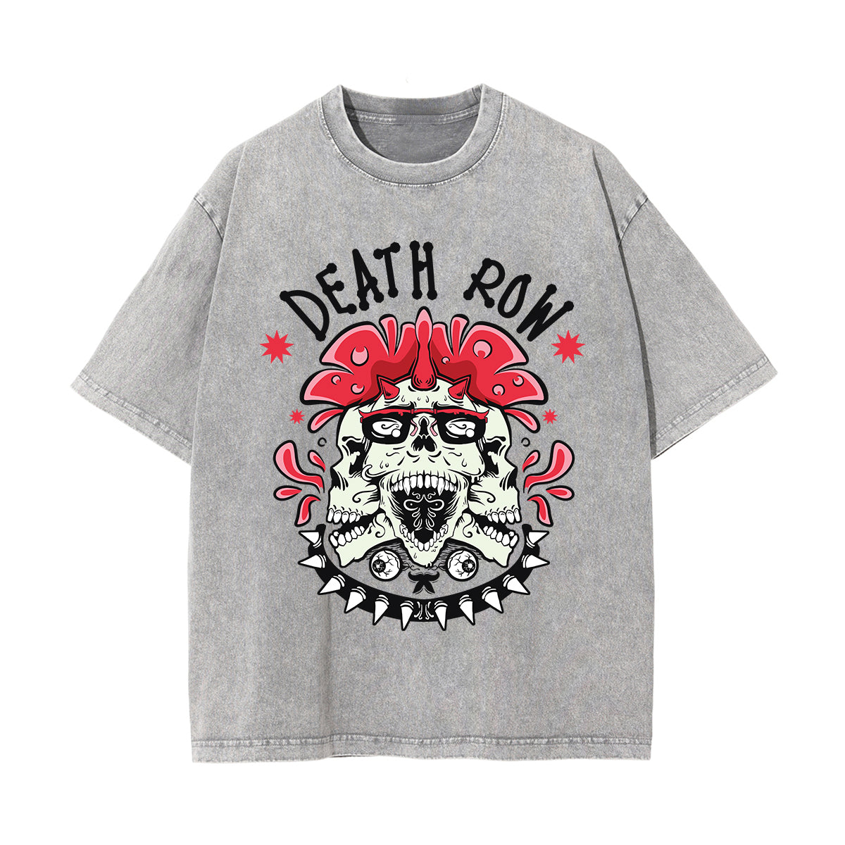 Death Row Street Punk Graphic Tee-INNBLAC Fashion Apparel