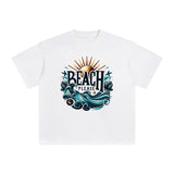 Beach Please Graphic Tee-INNBLAC Fashion Apparel