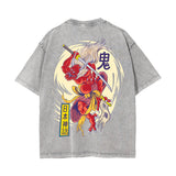 Chinese Characters Japanese Mythology Graphic Tee-INNBLAC Fashion Apparel