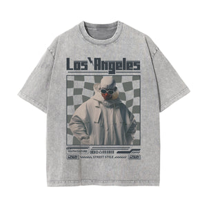 Los Angeles Y2k Streetwear Graphic Tee-INNBLAC Fashion Apparel