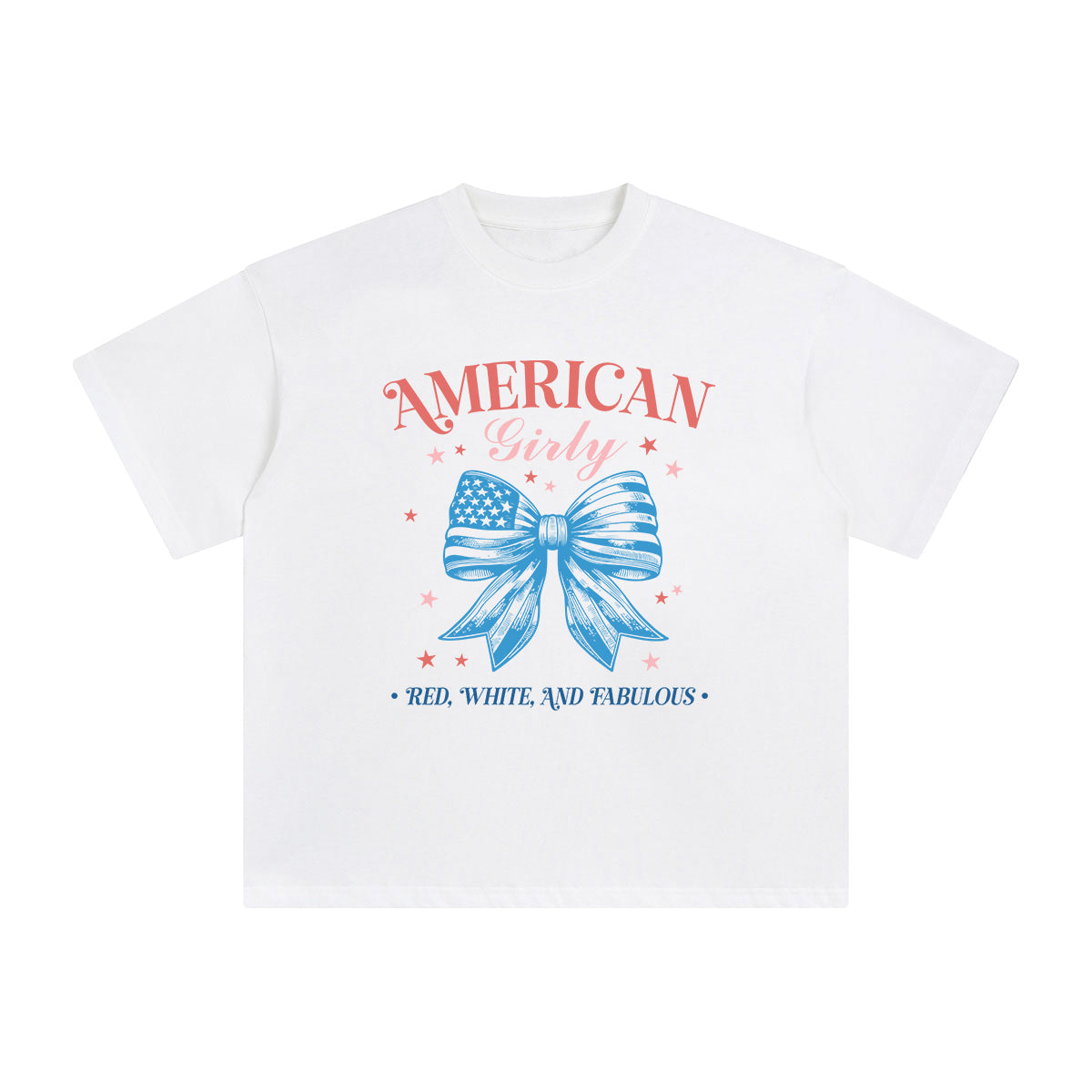 American Girly Graphic Tee-INNBLAC Fashion Apparel