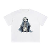 Ghost Cat Graphic Tee-INNBLAC Fashion Apparel