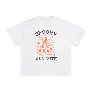 Spooky And Cute Graphic Tee-INNBLAC Fashion Apparel