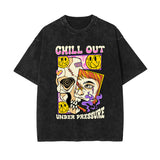 Chill Out Under Pressure Graphic Tee-INNBLAC Fashion Apparel