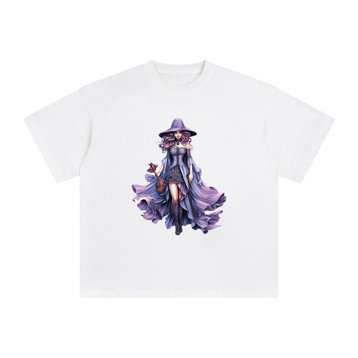 Beautiful Witch Graphic Tee-INNBLAC Fashion Apparel