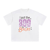 I Put The Boo In Boujee Graphic Tee-INNBLAC Fashion Apparel