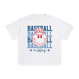 Baseball Quote Graphic Tee-INNBLAC Fashion Apparel