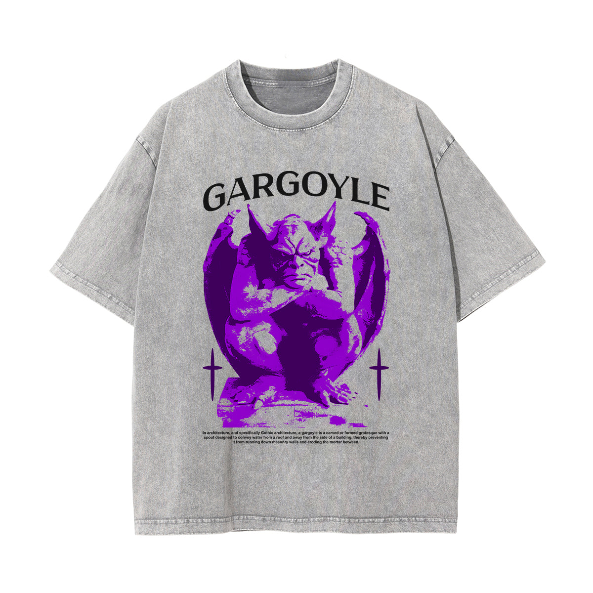 Gargoyle Streetwear Graphic Tee-INNBLAC Fashion Apparel