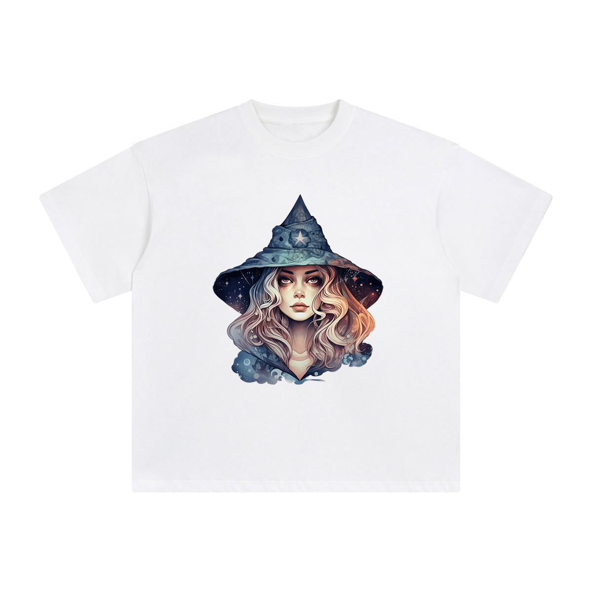 Cosmic Witch Graphic Tee-INNBLAC Fashion Apparel