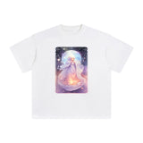 Baby Ghost Card Graphic Tee-INNBLAC Fashion Apparel