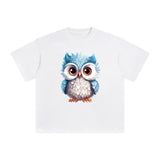 Baby Owl Graphic Tee-INNBLAC Fashion Apparel