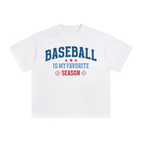 Baseball Is My Favorite Season Graphic Tee-INNBLAC Fashion Apparel