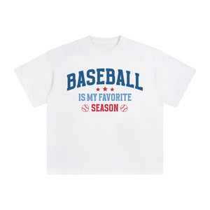 Baseball Is My Favorite Season Graphic Tee-INNBLAC Fashion Apparel