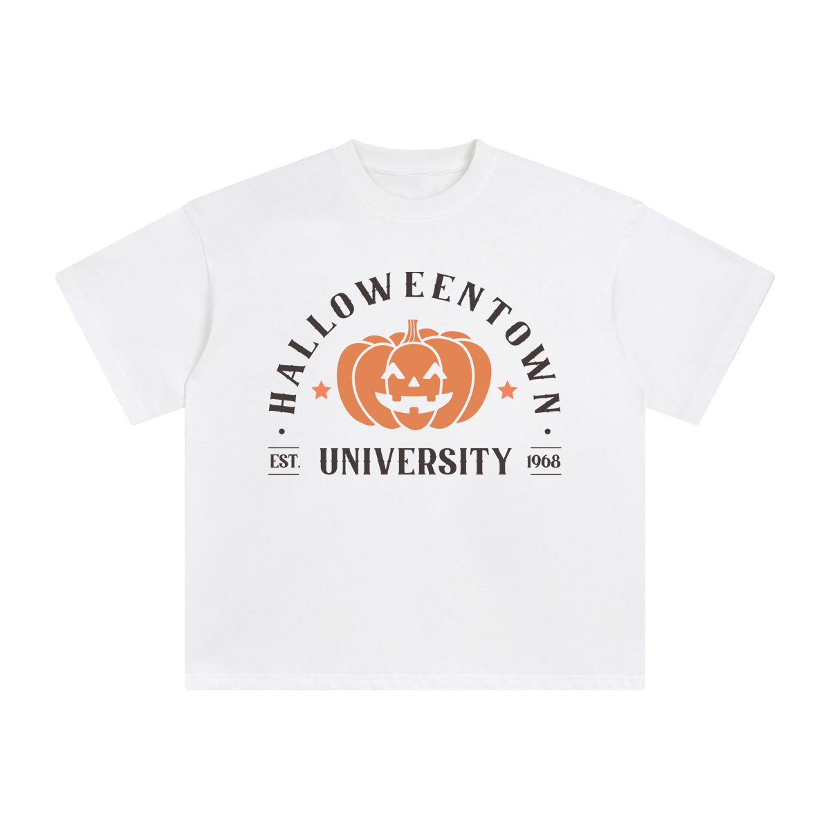 Halloween Town University Graphic Tee-INNBLAC Fashion Apparel