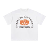 Halloween Town University Graphic Tee-INNBLAC Fashion Apparel