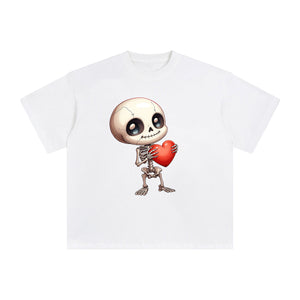 Cute Skeleton Graphic Tee-INNBLAC Fashion Apparel