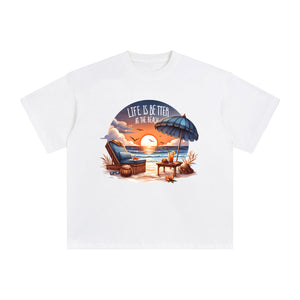 Beach Sunset Graphic Tee-INNBLAC Fashion Apparel