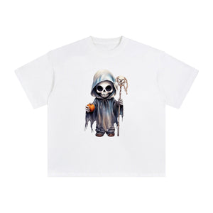 Halloween Death Graphic Tee-INNBLAC Fashion Apparel