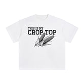 Corn Retro Graphic Tee-INNBLAC Fashion Apparel