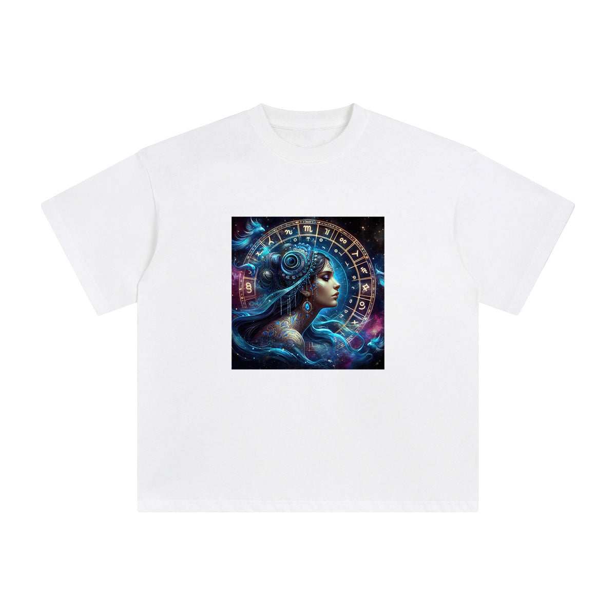 Aquarius Graphic Tee-INNBLAC Fashion Apparel