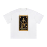 Skeleton King Card Graphic Tee-INNBLAC Fashion Apparel