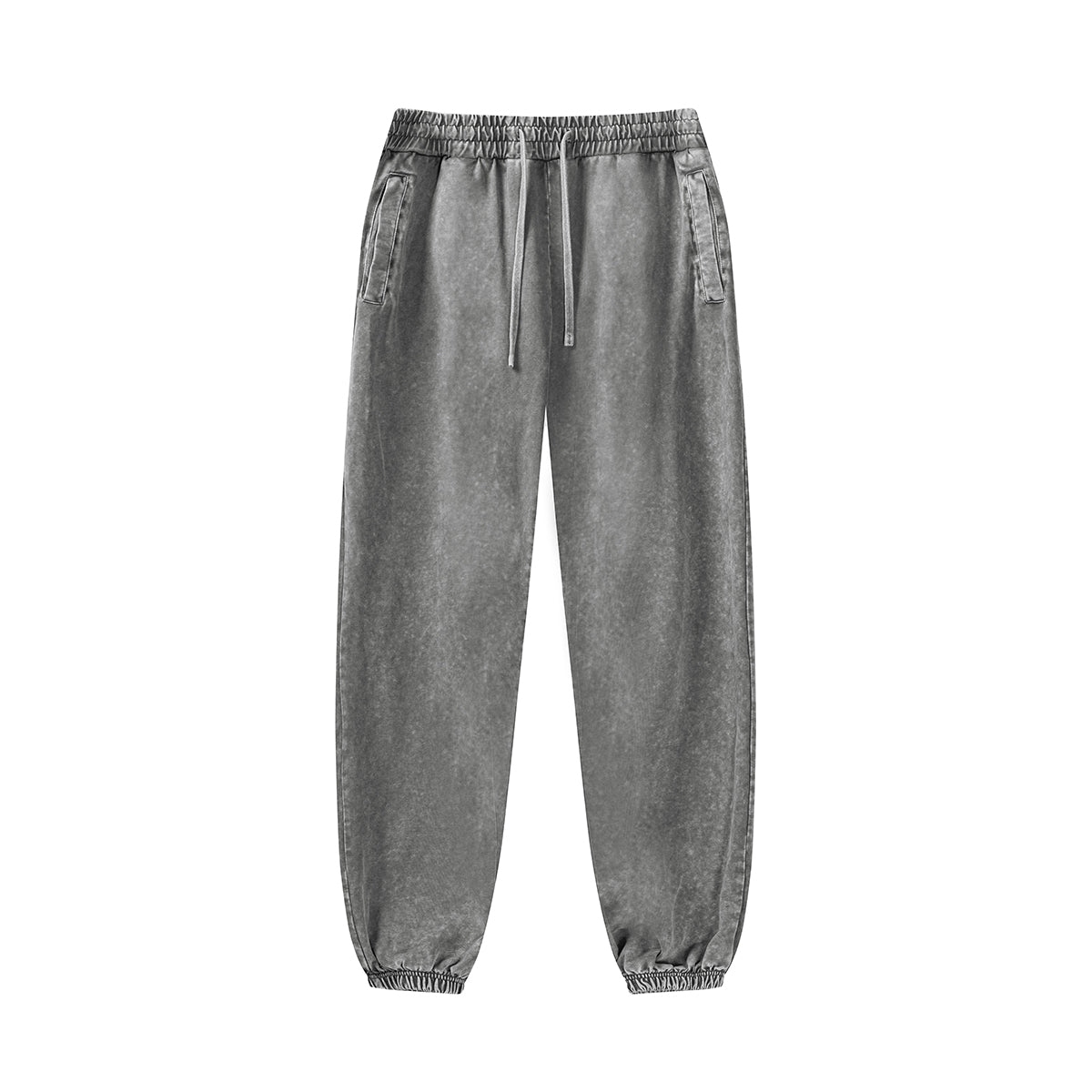 Men's Washed Faded Relaxed Joggers-INNBLAC Fashion Apparel